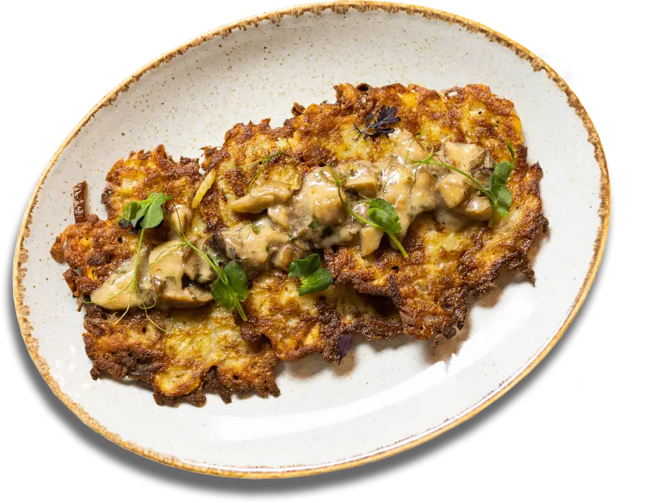 “Latkes” potato pancakes